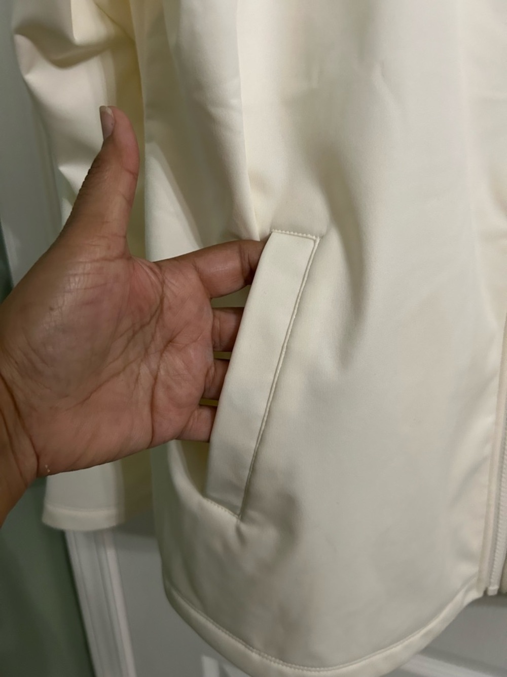 32 Degrees Cream Hooded Utility Jacket - Picture 4 of 8
